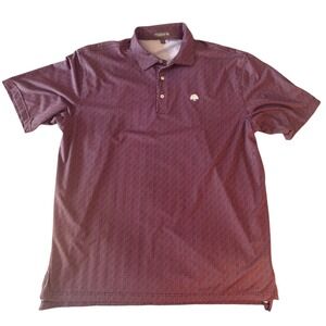 Peter Millar Summer‎ Comfort Golf Polo Performance XL Cypress Tree on chest